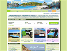 Tablet Screenshot of kefalonia-greece.com